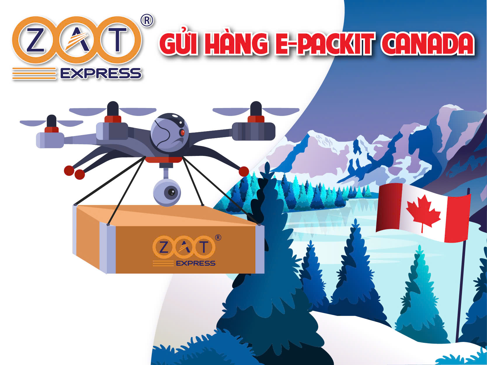 Gửi hàng E-Packit Canada